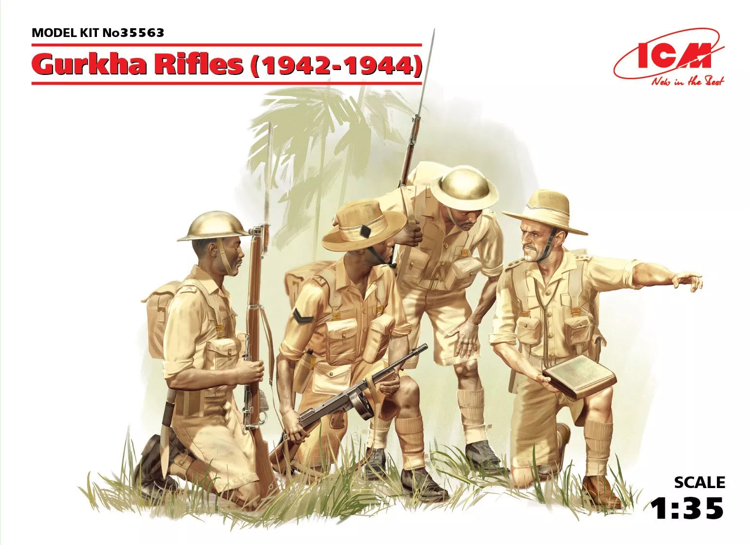 ICM - Gurkha Rifles (1944) (4 figures)
